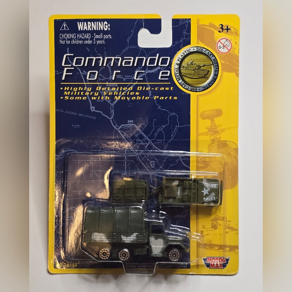 MOTOR MAX COMMANDO FORCE TROOP TRUCK [ Read Details ]